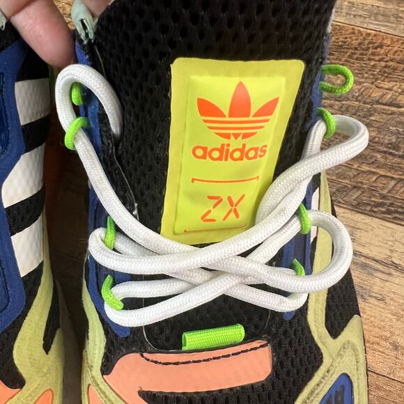 Adidas ZX 2K Boost FX6530 Black Multi-Color Leopard Sole Women’s Size 5 - Picture 12 of 12